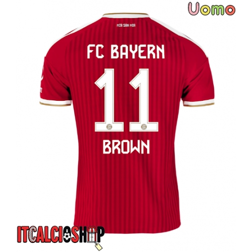 Bayern Munich Nathaniel Brown #11 Prima Maglia 2026-27 Manica Corta